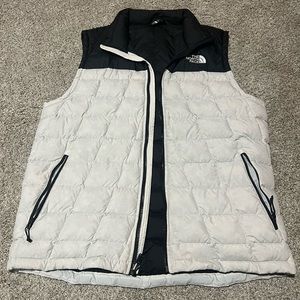 The North Face retro vest black & white